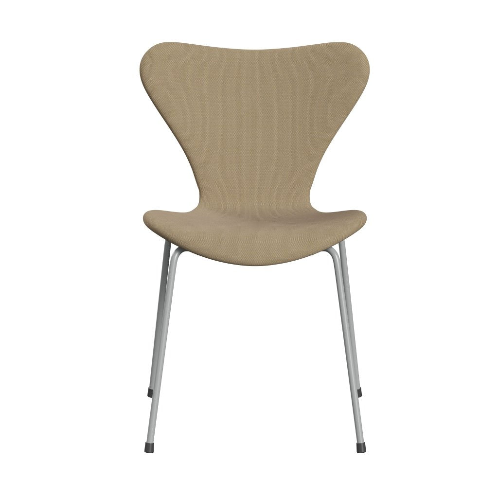 [product_category]-Fritz Hansen 3107 Chair Full Upholstery, Nine Grey/Steelcut Trio Soft Yellow-Fritz Hansen-3107FU-STR236-DRNIGR-FRI-1