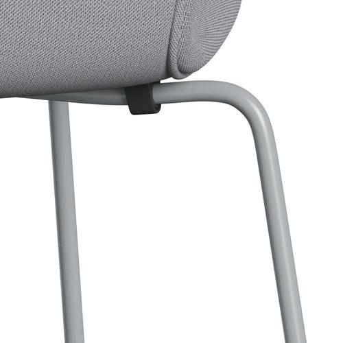 [product_category]-Fritz Hansen 3107 Chair Full Upholstery, Silver Grey/Capture Light Grey-Fritz Hansen-3107FU-CP4102-SIGREY-FRI-7