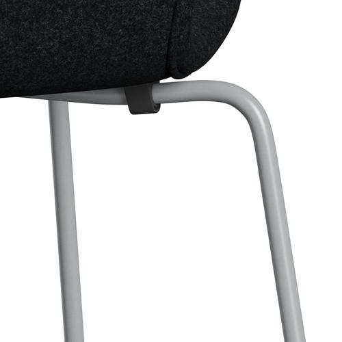 [product_category]-Fritz Hansen 3107 Chair Full Upholstery, Silver Grey/Divina Md Black-Fritz Hansen-3107FU-DMD193-SIGREY-FRI-7