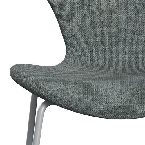 [product_category]-Fritz Hansen 3107 Chair Full Upholstery, Silver Grey/Hallingdal Grey-Fritz Hansen-3107FU-HAL130-SIGREY-FRI-6