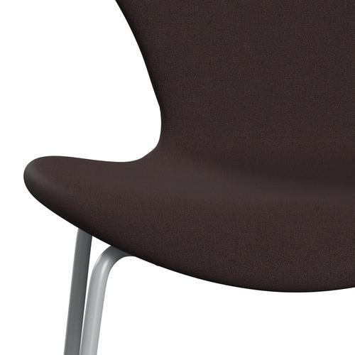 [product_category]-Fritz Hansen 3107 Chair Full Upholstery, Silver Grey/Remix Dark Blue (Rem362)-Fritz Hansen-3107FU-REM362-SIGREY-FRI-6