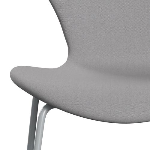 [product_category]-Fritz Hansen 3107 Chair Full Upholstery, Silver Grey/Remix Grey/Green-Fritz Hansen-3107FU-REM606-SIGREY-FRI-6