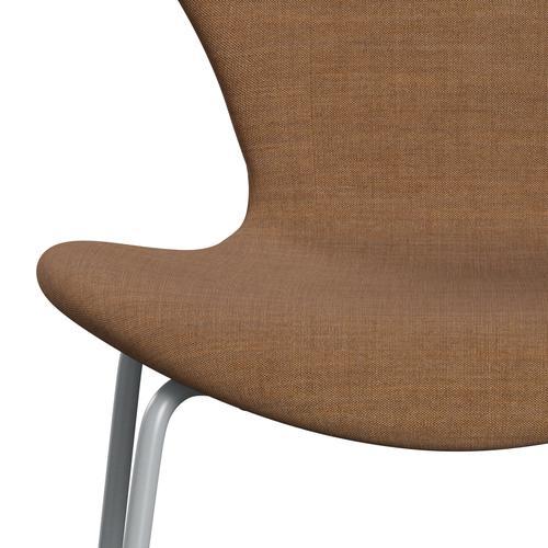 [product_category]-Fritz Hansen 3107 Chair Full Upholstery, Silver Grey/Remix Rust-Fritz Hansen-3107FU-REM252-SIGREY-FRI-6