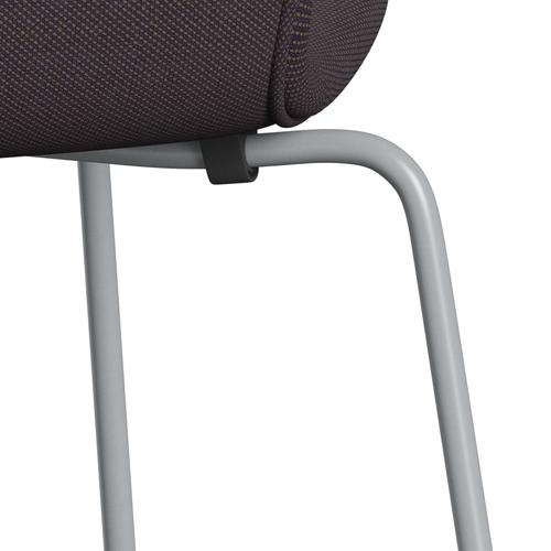 [product_category]-Fritz Hansen 3107 Chair Full Upholstery, Silver Grey/Steelcut Trio Brown-Fritz Hansen-3107FU-STR283-SIGREY-FRI-7