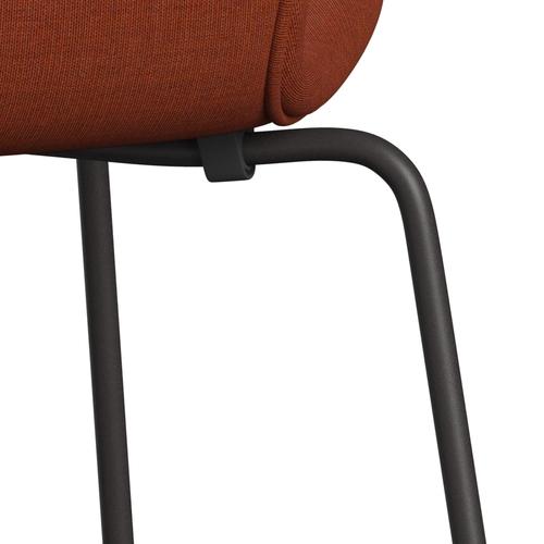 [product_category]-Fritz Hansen 3107 Chair Full Upholstery, Warm Graphite/Canvas Brown Pink-Fritz Hansen-3107FU-CA0454-WARGRA-FRI-7