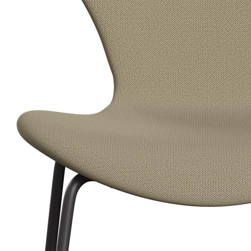 [product_category]-Fritz Hansen 3107 Chair Full Upholstery, Warm Graphite/Capture Sand Colours-Fritz Hansen-3107FU-CP5102-WARGRA-FRI-6