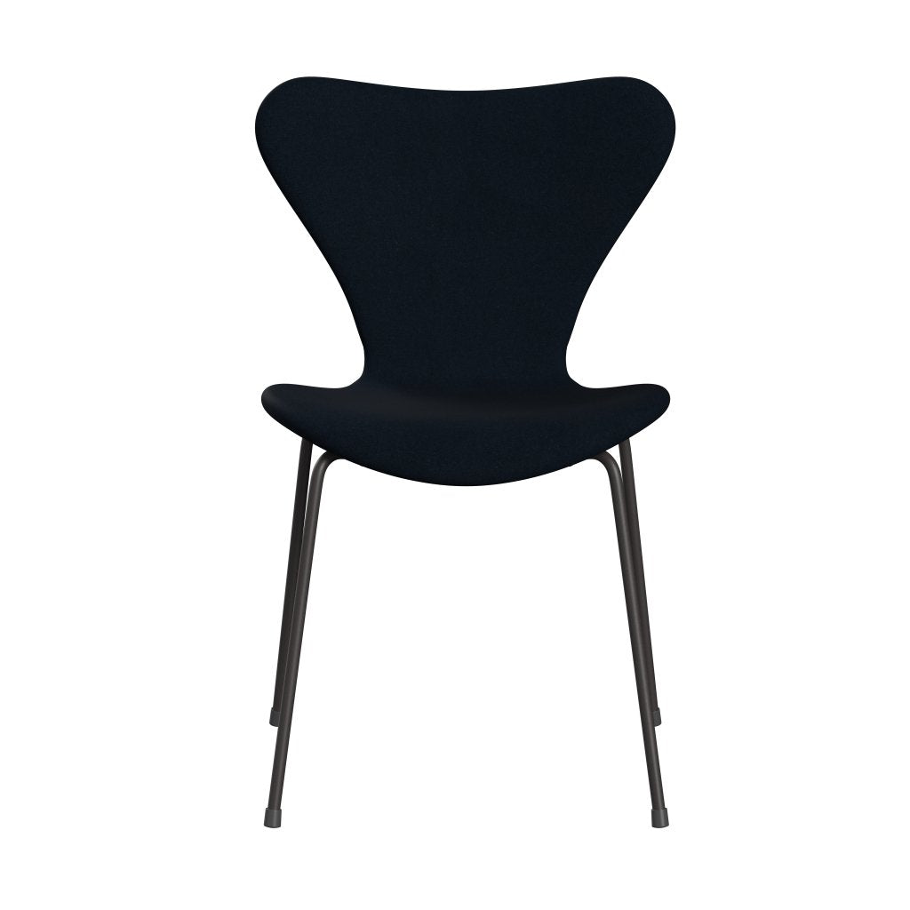 [product_category]-Fritz Hansen 3107 Chair Full Upholstery, Warm Graphite/Divina Dark Blue-Fritz Hansen-3107FU-DIV793-WARGRA-FRI-1