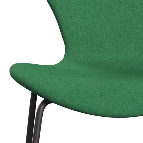 [product_category]-Fritz Hansen 3107 Chair Full Upholstery, Warm Graphite/Divina Melange Green-Fritz Hansen-3107FU-DIM937-WARGRA-FRI-6