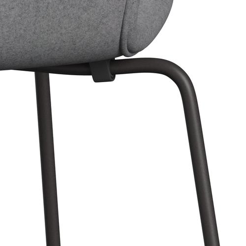 [product_category]-Fritz Hansen 3107 Chair Full Upholstery, Warm Graphite/Divina Melange Stone Grey-Fritz Hansen-3107FU-DIM147-WARGRA-FRI-7