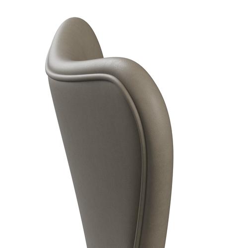 [product_category]-Fritz Hansen 3107 Chair Full Upholstery, Warm Graphite/Essential Light Grey-Fritz Hansen-3107FU-STLIGR-WARGRA-FRI-5