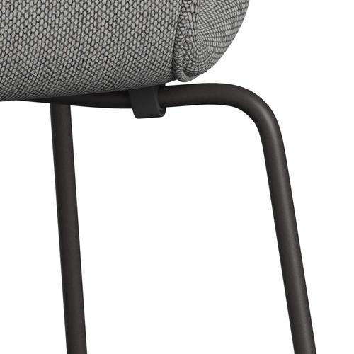 [product_category]-Fritz Hansen 3107 Chair Full Upholstery, Warm Graphite/Re Wool Wool White/Natural-Fritz Hansen-3107FU-REW108-WARGRA-FRI-7