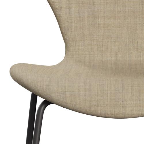 [product_category]-Fritz Hansen 3107 Chair Full Upholstery, Warm Graphite/Remix Beige (Rem223)-Fritz Hansen-3107FU-REM223-WARGRA-FRI-6