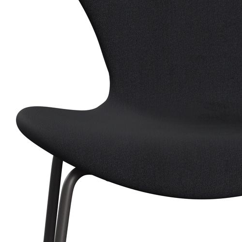 [product_category]-Fritz Hansen 3107 Chair Full Upholstery, Warm Graphite/Remix Black (Rem286)-Fritz Hansen-3107FU-REM286-WARGRA-FRI-6