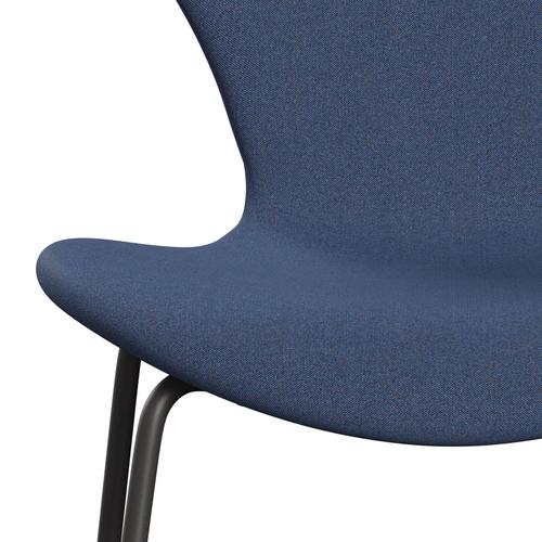 [product_category]-Fritz Hansen 3107 Chair Full Upholstery, Warm Graphite/Remix Blue (Rem743)-Fritz Hansen-3107FU-REM743-WARGRA-FRI-6