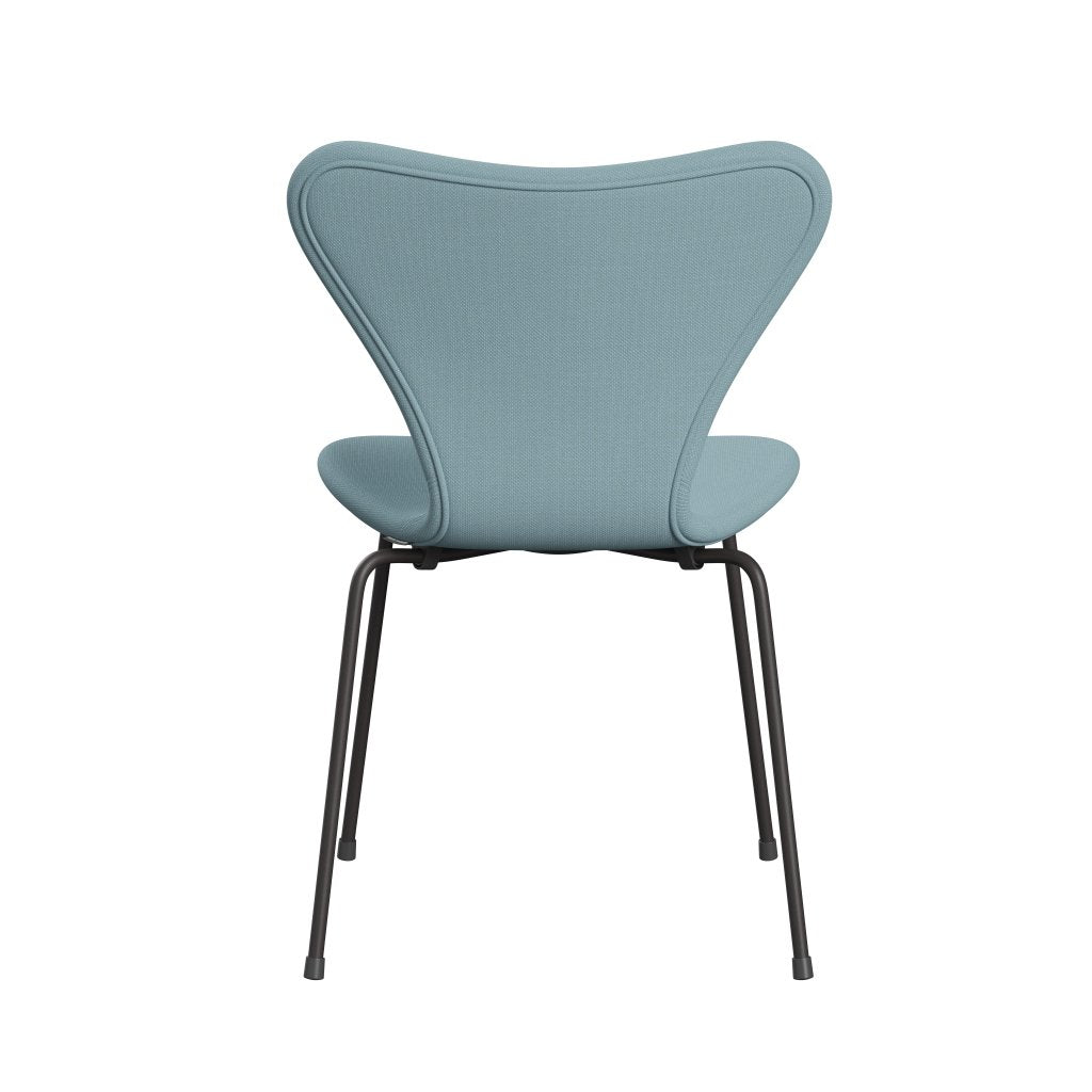 [product_category]-Fritz Hansen 3107 Chair Full Upholstery, Warm Graphite/Steelcut Pastel Blue-Fritz Hansen-3107FU-STI820-WARGRA-FRI-4