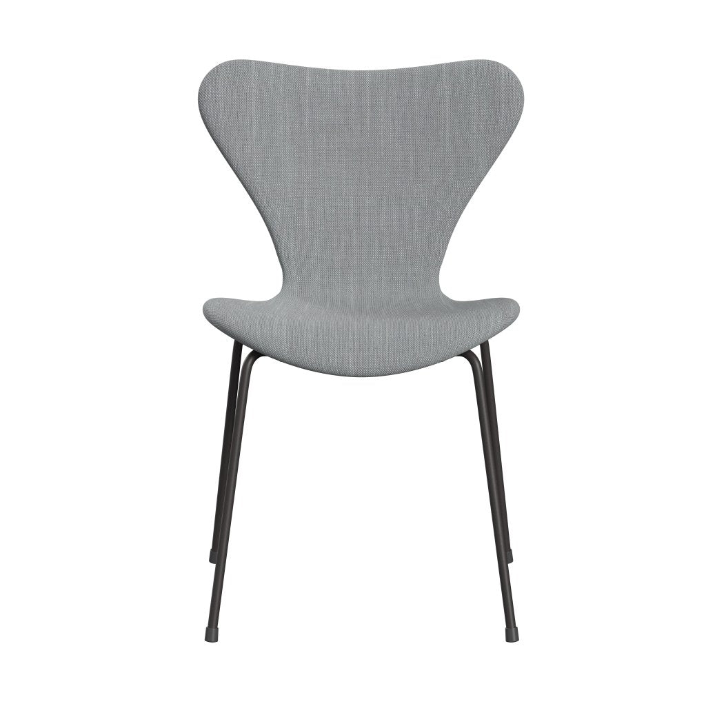 [product_category]-Fritz Hansen 3107 Chair Full Upholstery, Warm Graphite/Sunniva 2 Light Grey/Light Blue-Fritz Hansen-3107FU-SV133-WARGRA-FRI-1