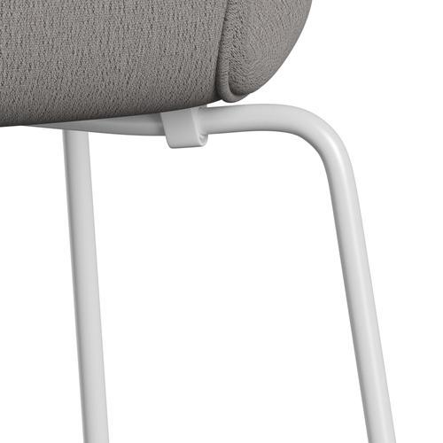 [product_category]-Fritz Hansen 3107 Chair Full Upholstery, White/Christianshavn Beige-Fritz Hansen-3107FU-CH1121-DRWH-FRI-7