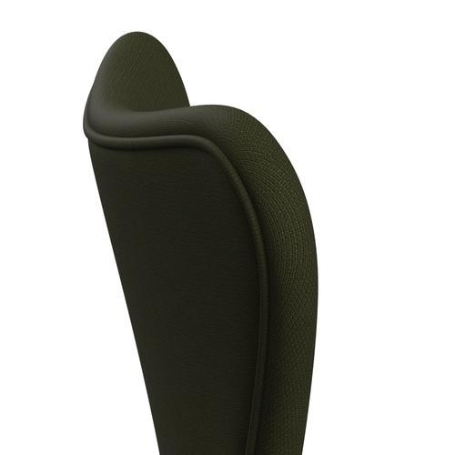 [product_category]-Fritz Hansen 3107 Chair Full Upholstery, White/Fame Dark Brown Green-Fritz Hansen-3107FU-F68148-DRWH-FRI-5