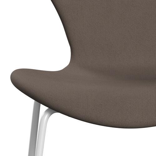 [product_category]-Fritz Hansen 3107 Chair Full Upholstery, White/Fame Silver Dark-Fritz Hansen-3107FU-F61135-DRWH-FRI-6