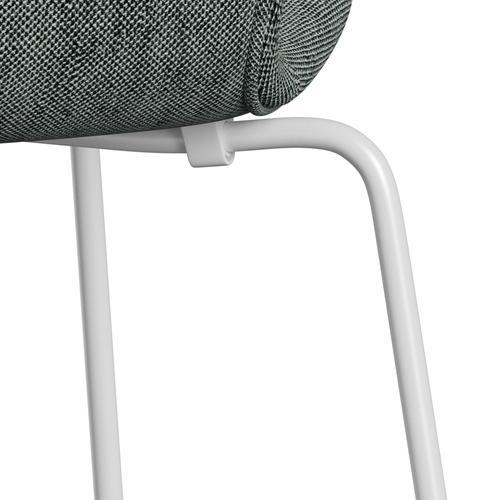 [product_category]-Fritz Hansen 3107 Chair Full Upholstery, White/Sunniva 2 Black/White-Fritz Hansen-3107FU-SV163-DRWH-FRI-7