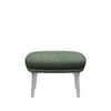 Fritz Hansen Jh11 Ro Footstoll Aluminium, Mint Green