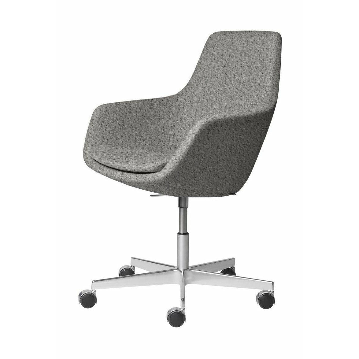 [product_category]-Fritz Hansen Little Giraffe Swivel Chair Fabric Christianshavn, Beige-Fritz Hansen-3211-ALU-CHRI-1121-FRI-1