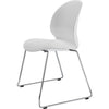 Fritz Hansen N02 Recycle Chair Chromed Steel, Off White