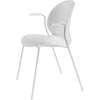 Fritz Hansen N02 Recycle Stol Med Armlæn Monochrome 4-Benet, Hvid