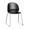 Fritz Hansen N02 Recycle Chair With Welded Connecting Device, Black/Chrome