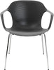 Fritz Hansen Nap Armchair Steel, Pepper Grey