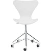 Fritz Hansen Series 7™ Swivel Chair Fully Lacquered, White