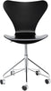 Fritz Hansen Serie 7 Drejestol Fuldlakeret, Sort