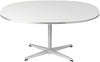 Fritz Hansen Super Circular Coffee Table ø100 Cm, White Laminate