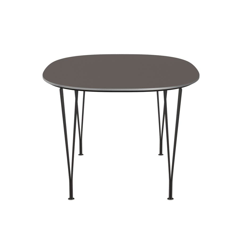 [product_category]-Fritz Hansen Superellipse Dining Table Brown Bronze/Grey Fenix Laminates, 150x100 Cm-Fritz Hansen-B612-FXGRL-SPAL-DBPC-FRI-3