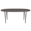 Fritz Hansen Superellipse Dining Table Brown Bronze/Grey Fenix Laminates, 180x120 Cm