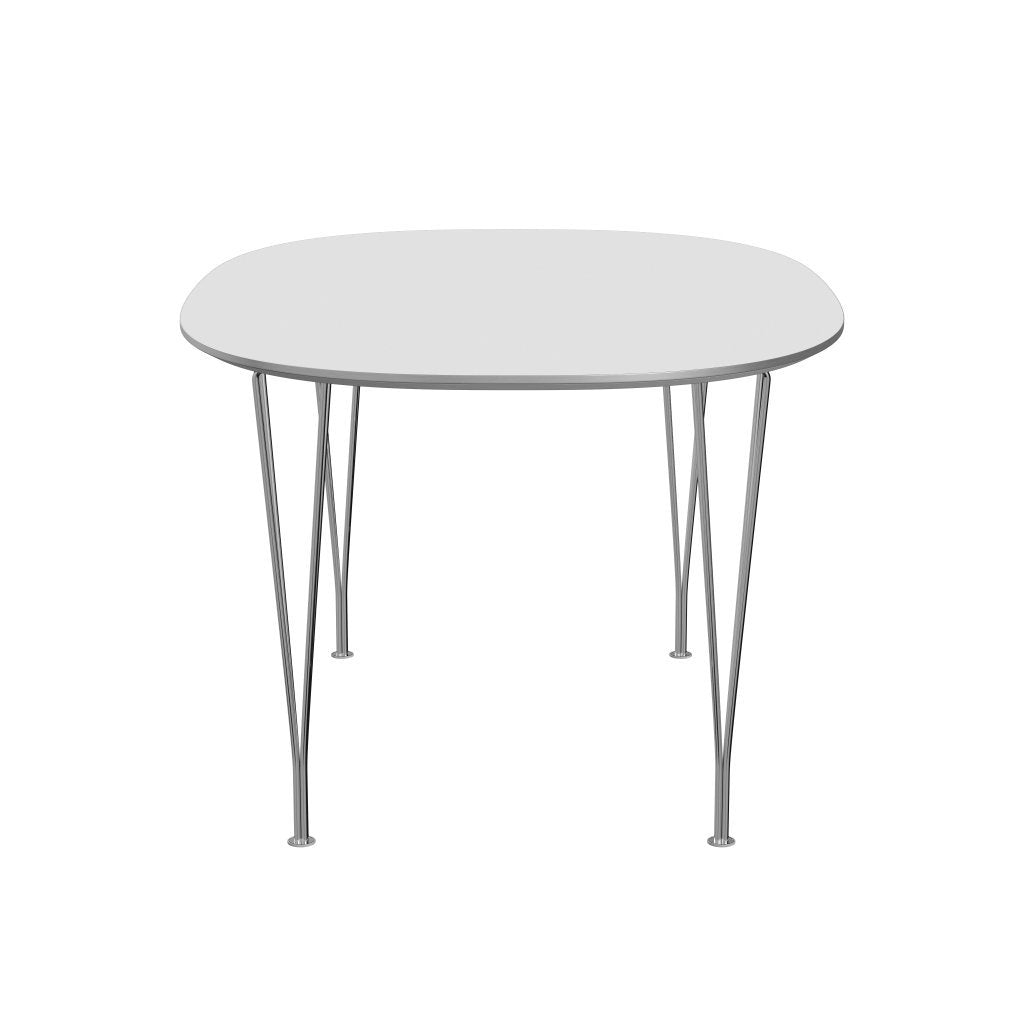 [product_category]-Fritz Hansen Superellipse Dining Table Chrome/White Fenix Laminates, 150x100 Cm-Fritz Hansen-B612-FXWHL-SPAL-CST-FRI-3