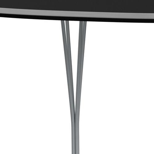 [product_category]-Fritz Hansen Superellipse Dining Table Silvergrey/Black Fenix Laminates, 180x120 Cm-Fritz Hansen-B613-FXBLL-SPAL-SIGREY-FRI-4