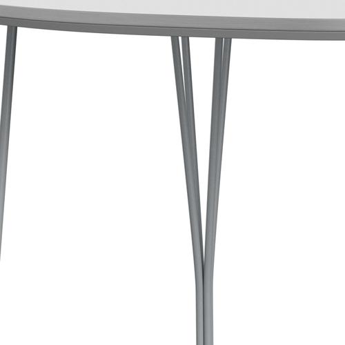 [product_category]-Fritz Hansen Superellipse Dining Table Silvergrey/White Fenix Laminates, 170x100 Cm-Fritz Hansen-B616-FXWHL-SPAL-SIGREY-FRI-4