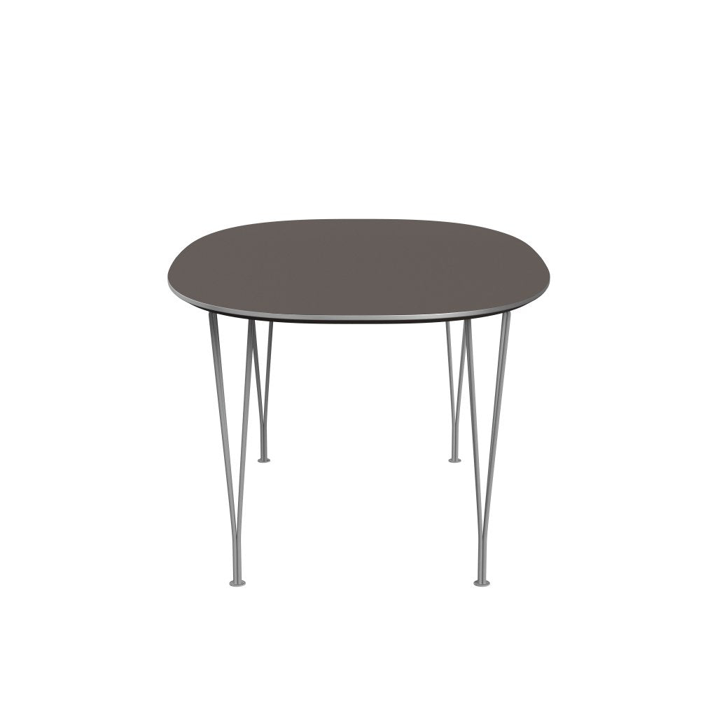 [product_category]-Fritz Hansen Superellipse Extending Table Grey Powder Coated/Grey Fenix Laminates, 270x100 Cm-Fritz Hansen-B620-FXGRL-SPAL-GRBA-FRI-3