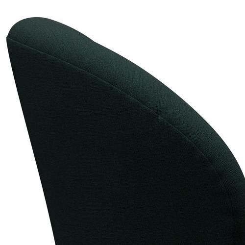 [product_category]-Fritz Hansen Swan Lounge Chair, Black Lacquered/Christianshavn Dark Green-Fritz Hansen-3320-CH1161-BLLA-FRI-5