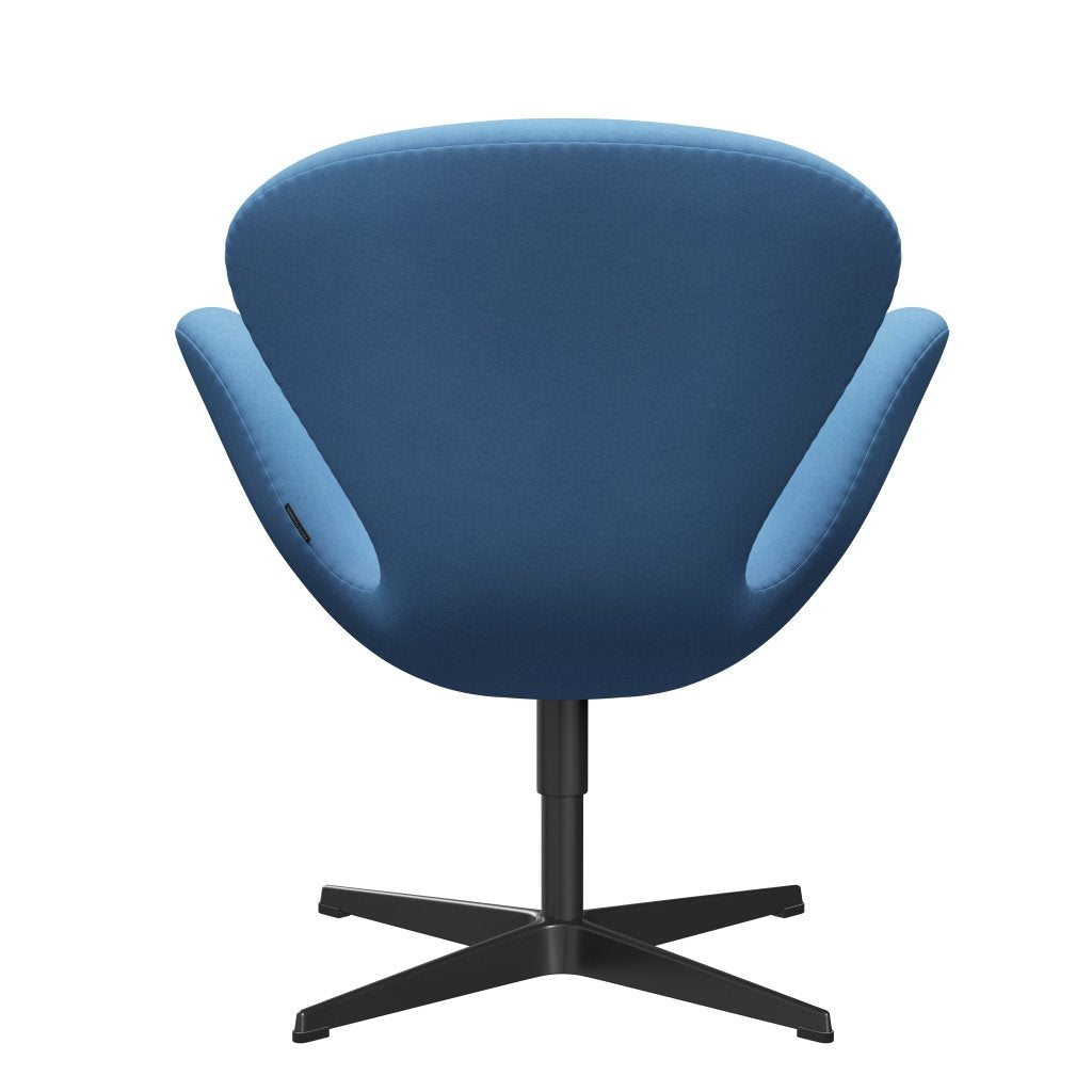 [product_category]-Fritz Hansen Swan Lounge Chair, Black Lacquered/Divina Light Blue (712)-Fritz Hansen-3320-DIV712-BLLA-FRI-4