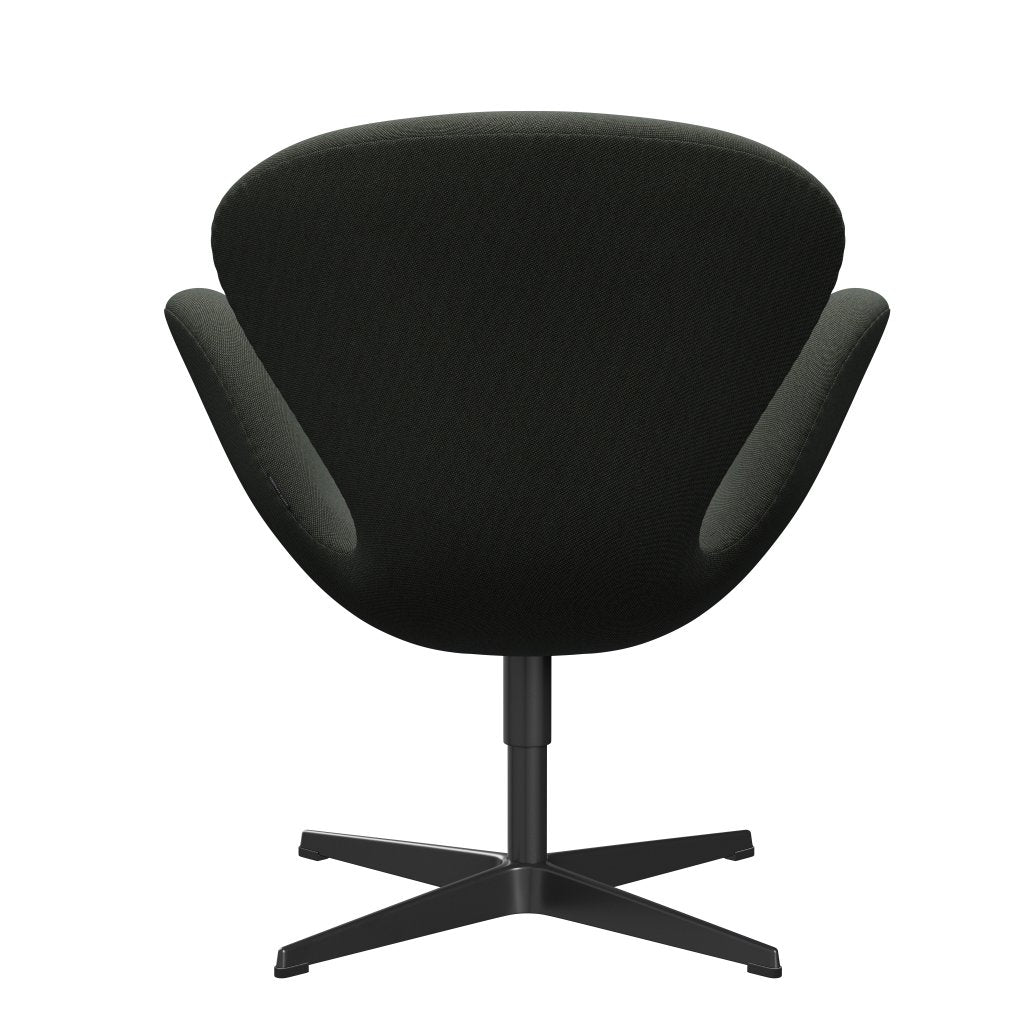 [product_category]-Fritz Hansen Swan Lounge Chair, Black Lacquered/Rime Brown/Moss Green-Fritz Hansen-3320-RIM981-BLLA-FRI-4