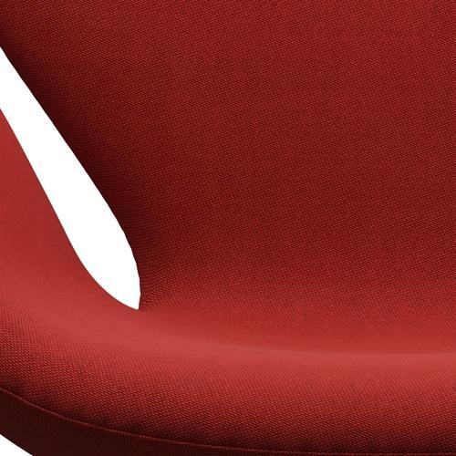 [product_category]-Fritz Hansen Swan Lounge Chair, Black Lacquered/Rime Light Red/Dark Red-Fritz Hansen-3320-RIM551-BLLA-FRI-6