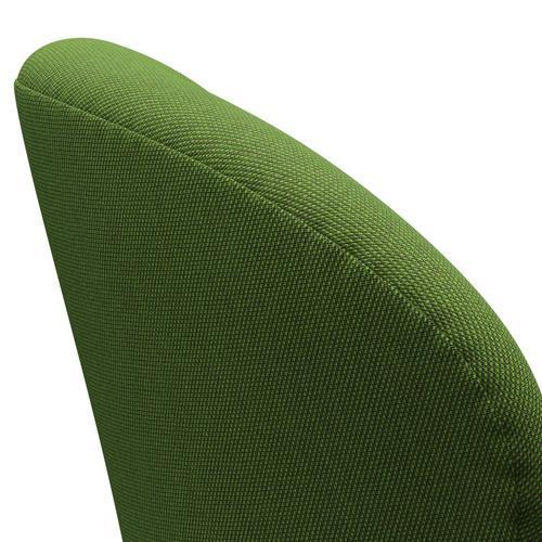 [product_category]-Fritz Hansen Swan Lounge Chair, Black Lacquered/Steelcut Trio Grass Green-Fritz Hansen-3320-STR953-BLLA-FRI-5