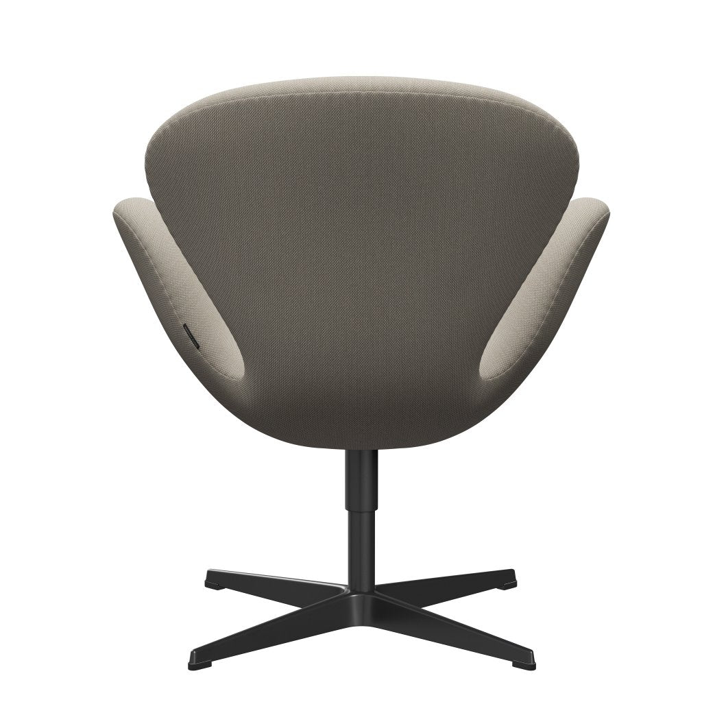 [product_category]-Fritz Hansen Swan Lounge Chair, Black Lacquered/Steelcut Trio Sand-Fritz Hansen-3320-STR213-BLLA-FRI-4