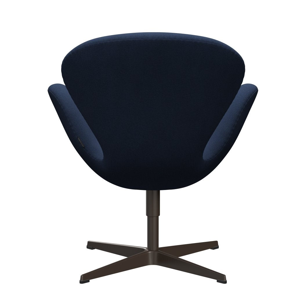 [product_category]-Fritz Hansen Swan Lounge Chair, Brown Bronze/Christianshavn Dark Blue-Fritz Hansen-3320-CH1155-BBBASE-FRI-4