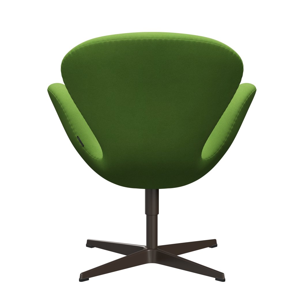 [product_category]-Fritz Hansen Swan Lounge Chair, Brown Bronze/Divina Lime Light-Fritz Hansen-3320-DIV956-BBBASE-FRI-4