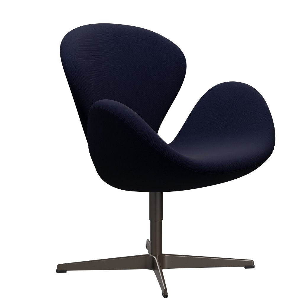 [product_category]-Fritz Hansen Swan Lounge Chair, Brown Bronze/Fame Black Blue-Fritz Hansen-3320-F66132-BBBASE-FRI-2