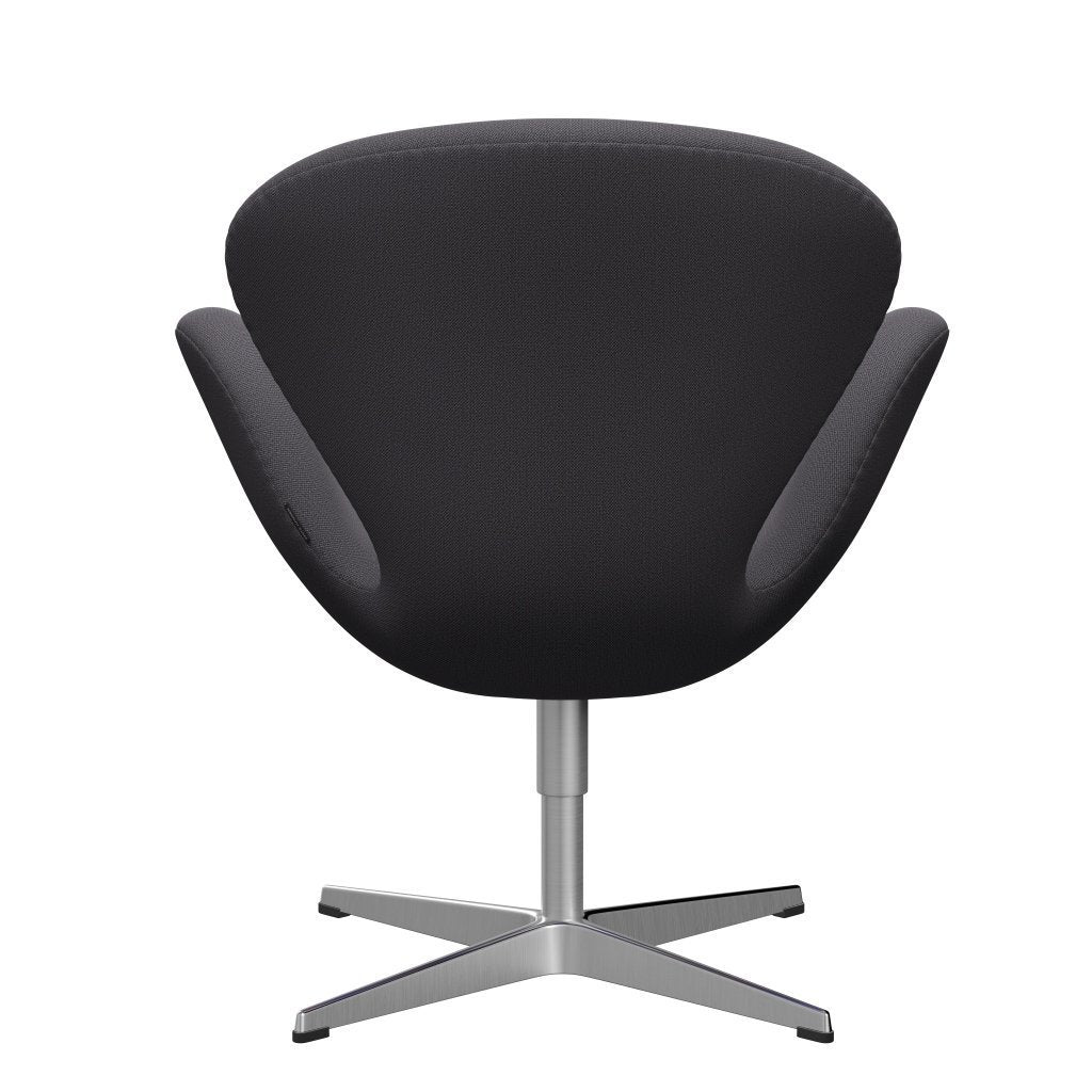 [product_category]-Fritz Hansen Swan Lounge Chair, Satin Brushed Aluminium/Capture Dark Grey-Fritz Hansen-3320-CP4601-SPAL-FRI-4