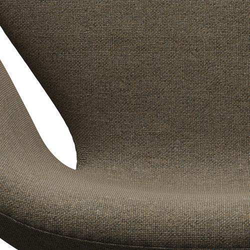 [product_category]-Fritz Hansen Swan Lounge Chair, Satin Brushed Aluminium/Hallingdal Grey/Brown-Fritz Hansen-3320-HAL227-SPAL-FRI-6